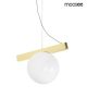 Moosee Balance Arany Függőlámpa Tejüveg Gömbbúrával