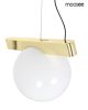 Moosee Balance Arany Függőlámpa Tejüveg Gömbbúrával
