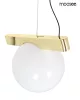 Moosee Balance Arany Függőlámpa Tejüveg Gömbbúrával