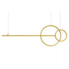 Moosee Rage függesztett lámpa fém arany LED