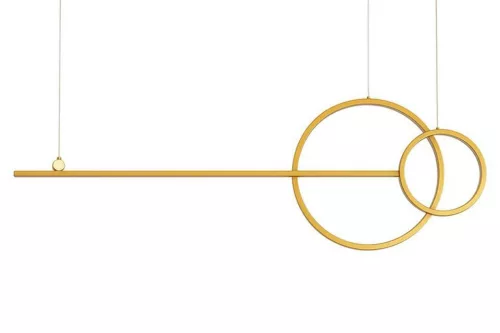 Moosee Rage függesztett lámpa fém arany LED