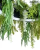 Moosee Gardens Wisteria 50 függő lámpa LED fehér-zöld távirányítóval