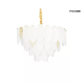 MOOSEE Clara 60 Üveg Függőlámpa Arany Levélmintás