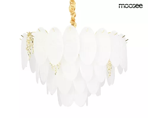 MOOSEE Clara 80 Függőlámpa Üveg-Fém Arany Luxus