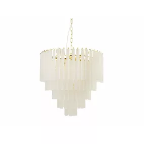 MOOSEE Gordon 60 függőlámpa acél arany tejfehér üveg