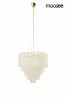 MOOSEE Gordon 60 függőlámpa acél arany tejfehér üveg