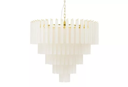 Moosee Gordon 80 függőlámpa acél arany tejfehér üveg állítható fényforrás