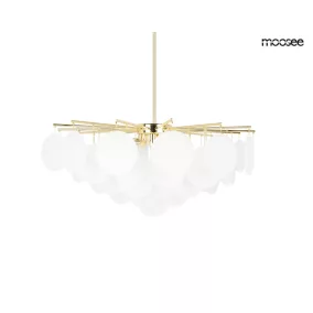 MOOSEE Suono 80 Arany-Fehér Üveg Függőlámpa