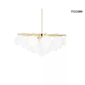 MOOSEE Suono 60 Függőlámpa Arany-Fehér Üveg