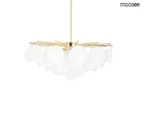 MOOSEE Suono 60 Függőlámpa Arany-Fehér Üveg