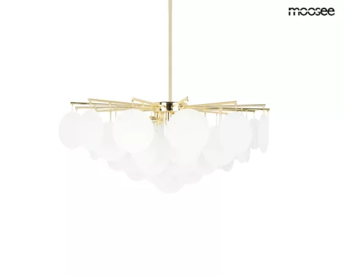 MOOSEE Suono 60 Függőlámpa Arany-Fehér Üveg