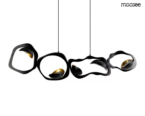 Moosee Torre LED Függőlámpa Fekete Organikus Dizájn