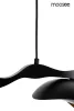 Moosee Torre LED Függőlámpa Fekete Organikus Dizájn