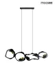 Moosee Torre LED Függőlámpa Fekete Organikus Dizájn