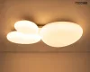 MOOSEE Cloud 3 Fém Mennyezeti Lámpa Fehér Organikus Forma