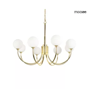 MOOSEE Gracia Arany Függőlámpa Tejüveg Gömbökkel