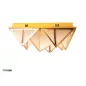 MOOSEE PYRAMIDS mennyezeti lámpa fém arany LED