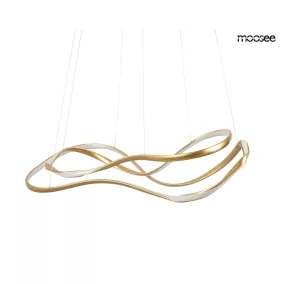 Moosee Waves 2 Arany Hullámos LED Függőlámpa