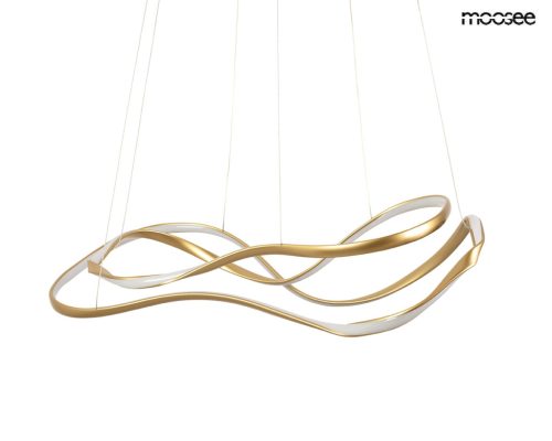 Moosee Waves 2 Arany Hullámos LED Függőlámpa