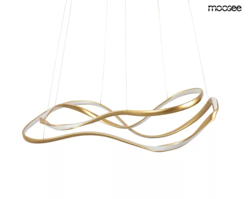 Moosee Waves 2 Arany Hullámos LED Függőlámpa