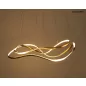 Moosee Waves 2 Arany Hullámos LED Függőlámpa