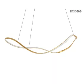 MOOSEE Waves 100 Arany Hullámos LED Függőlámpa