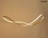 MOOSEE Waves 100 Arany Hullámos LED Függőlámpa