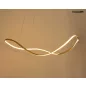 MOOSEE Waves 100 Arany Hullámos LED Függőlámpa
