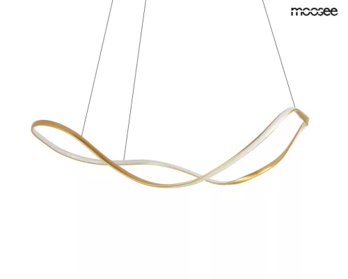 MOOSEE Waves 80 Hullámos LED Függőlámpa Arany
