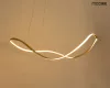 MOOSEE Waves 80 Hullámos LED Függőlámpa Arany