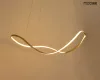 MOOSEE Waves 60 Hullámos LED Függőlámpa Arany