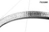 Moosee Anillo 80 függőlámpa fém fekete-króm LED