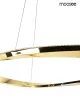 MOOSEE ANILLO 2 Arany Függőlámpa Dupla Gyűrű Design