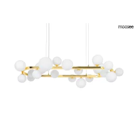 MOOSEE Alure Oval 120 Függőlámpa Arany-Tejfehér