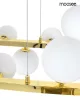 MOOSEE Alure Oval 120 Függőlámpa Arany-Tejfehér