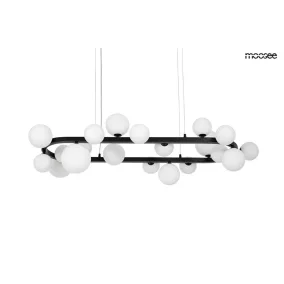 MOOSEE Alure Oval 120 Modern Függőlámpa Fekete-Tejfehér