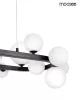 MOOSEE Alure Oval 120 Modern Függőlámpa Fekete-Tejfehér