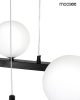 MOOSEE Alure Oval 120 Modern Függőlámpa Fekete-Tejfehér