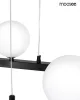 MOOSEE Alure Oval 120 Modern Függőlámpa Fekete-Tejfehér