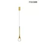 Moosee Vuelo függőlámpa alumínium arany LED