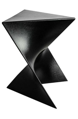 King Home ZIK Designer Kisasztal Polipropilén Fekete