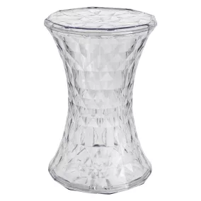 King Home Solo Átlátszó Polikarbonát Kristály Zsámoly