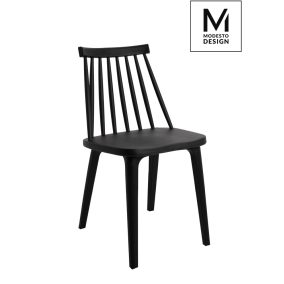Modesto Ribs Matt Fekete Polipropilén Szék