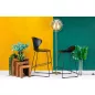 King Home ROLF Polipropilén Bárszék Fekete Modern