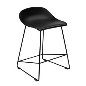 King Home ROLF Polipropilén Bárszék Fekete Modern