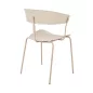 King Home JETT Polipropilén Szék Bézs Modern