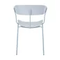   King Home JETT Polipropilén Szék Világosszürke Fém Vázzal