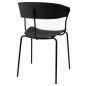 King Home JETT Polipropilén Szék Fekete Modern