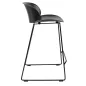 King Home Alto 66 Polipropilén Bárszék Fekete