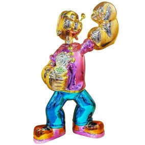   King Home Popeye Üvegszálas Dekorációs Figura 185 cm Többszínű